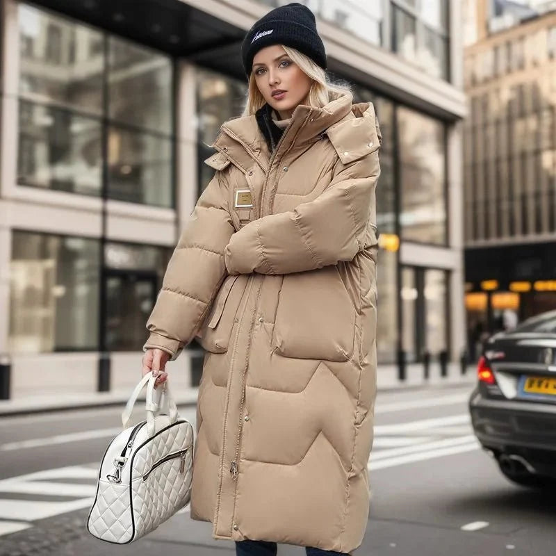 Jessamy | Thick-Padded Hooded Women's Winter Jacket for Cold-Weather