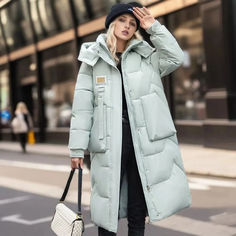 Jessamy | Thick-Padded Hooded Women's Winter Jacket for Cold-Weather
