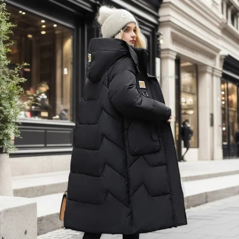 Jessamy | Thick-Padded Hooded Women's Winter Jacket for Cold-Weather