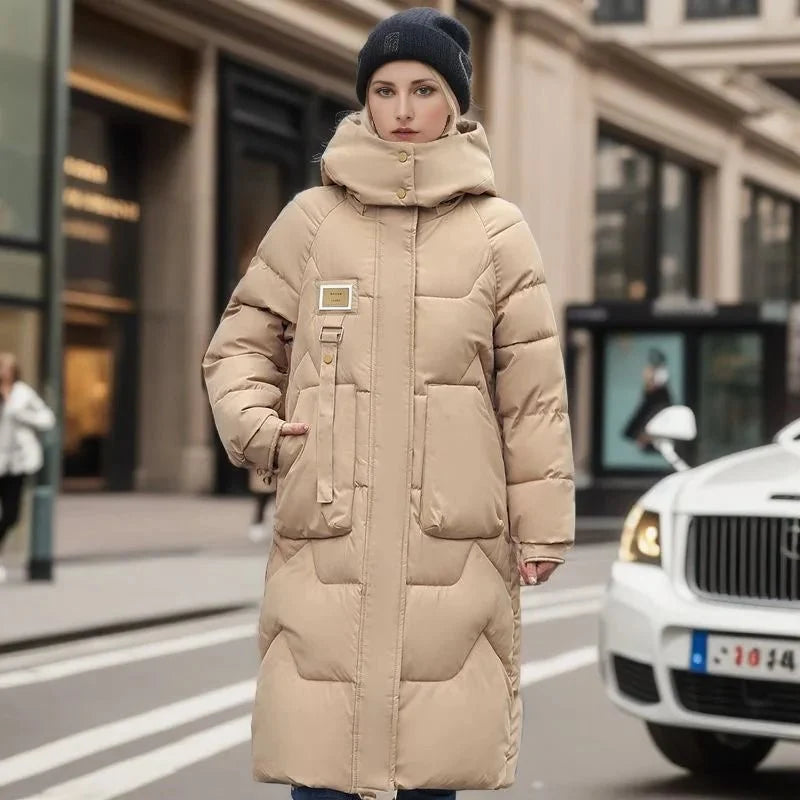 Jessamy | Thick-Padded Hooded Women's Winter Jacket for Cold-Weather