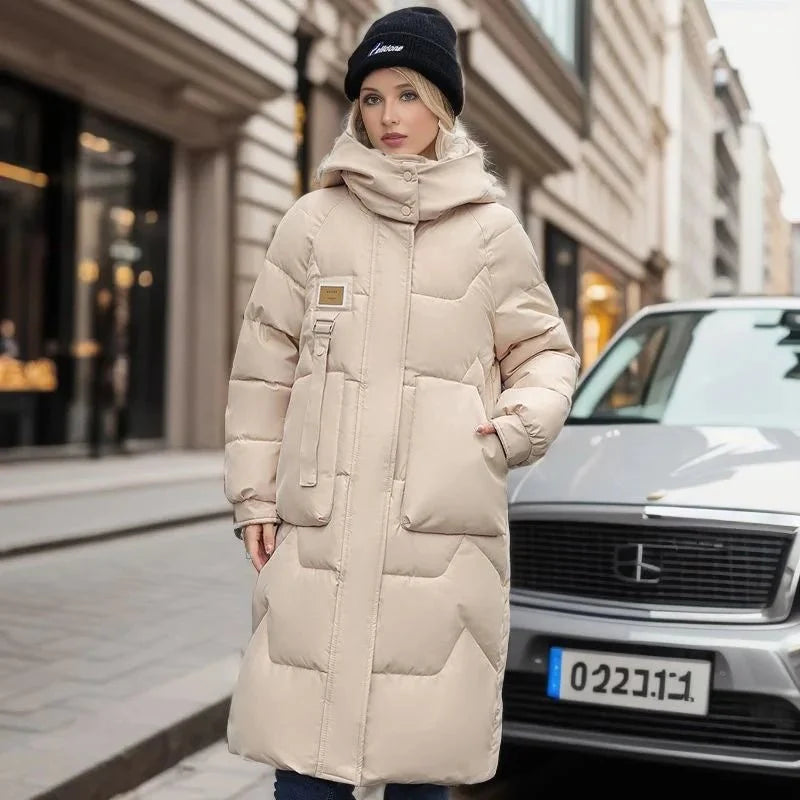 Jessamy | Thick-Padded Hooded Women's Winter Jacket for Cold-Weather