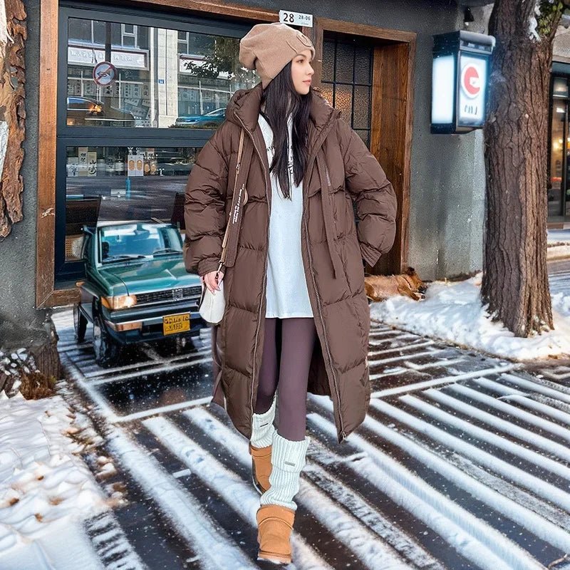 Briallen | Hooded Long-Silhouette Women's Winter Jacket for Cold-Weather