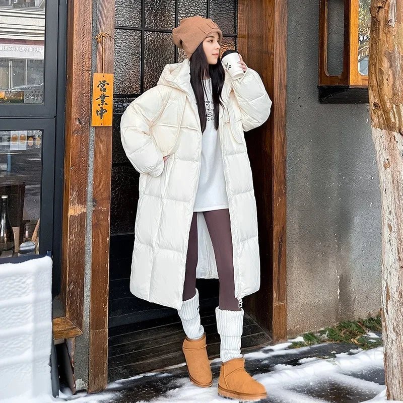 Briallen | Hooded Long-Silhouette Women's Winter Jacket for Cold-Weather