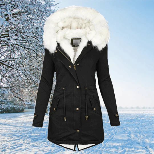 Garnet | Long-Sleeve Insulated Women's Winter Coat for Cold-Weather