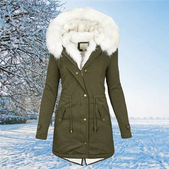 Garnet | Long-Sleeve Insulated Women's Winter Coat for Cold-Weather