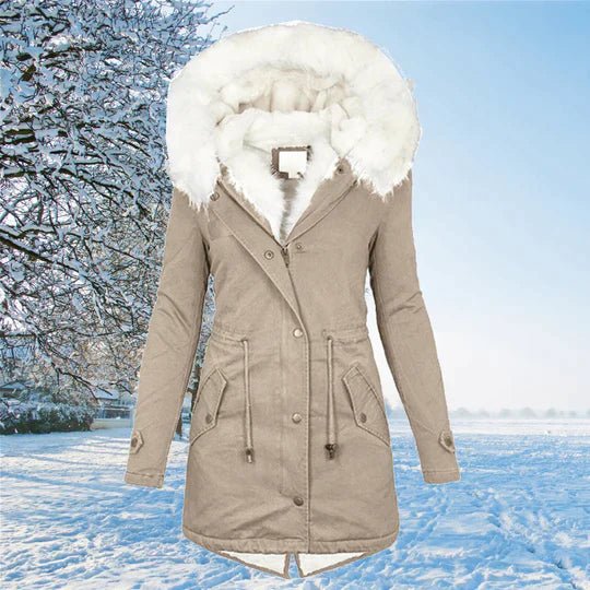 Garnet | Long-Sleeve Insulated Women's Winter Coat for Cold-Weather