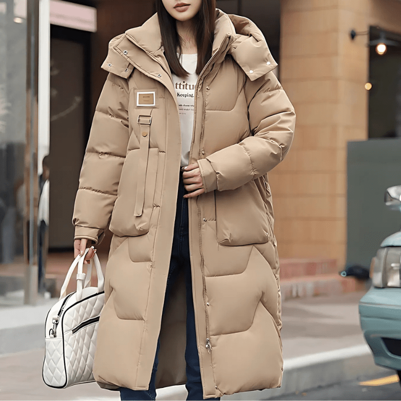 Quenelle | Quilted Padded Women's Trench Coat for Winter