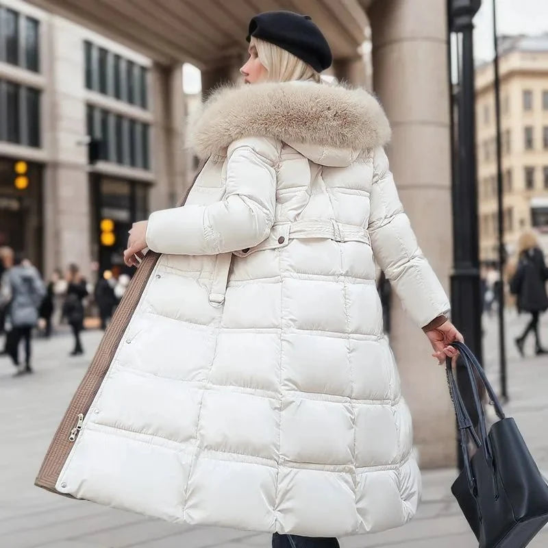 Indra | Long Relaxed-Fit Women's Parka Coat for Winter
