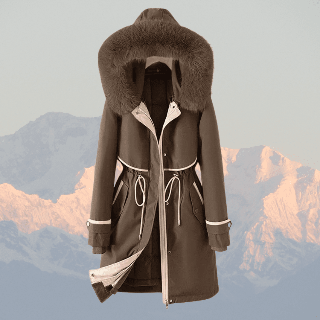Orinthia | Quilted Faux Fur-Hood Women's Winter Jacket for Cold-Weather