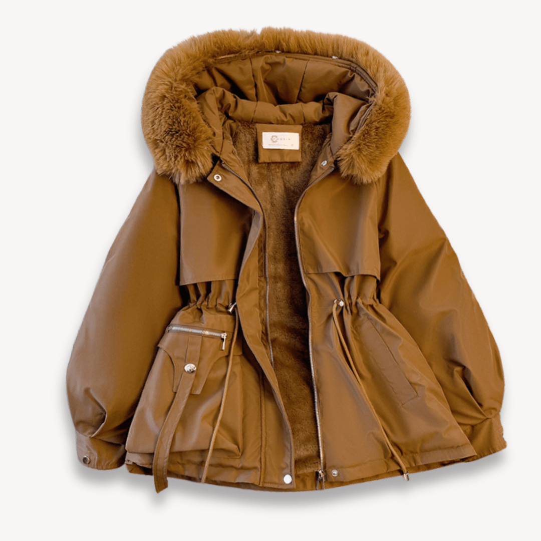 Perrine | Water-Resistant Faux Fur-Lined Women's Winter Jacket for Cold-Weather