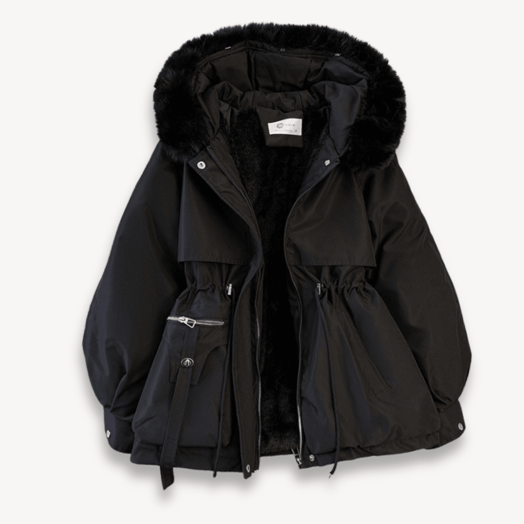 Perrine | Water-Resistant Faux Fur-Lined Women's Winter Jacket for Cold-Weather