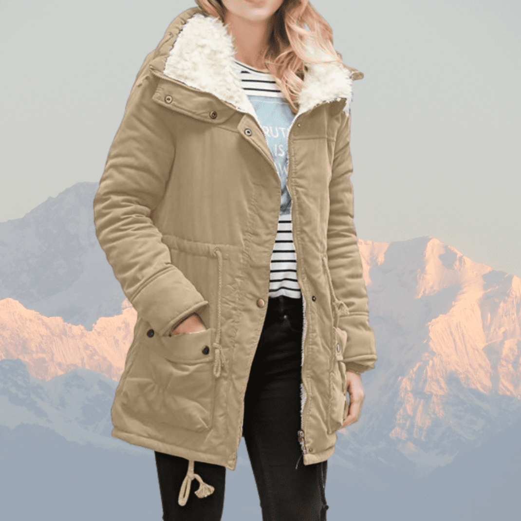 Quilla | Water-Resistant Plush-Lined Women's Winter Jacket for Cold-Weather