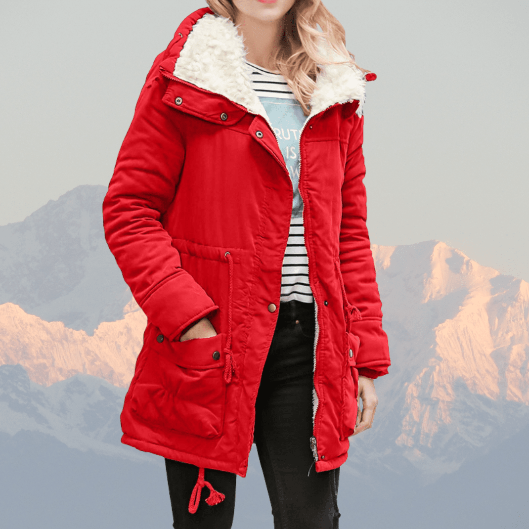 Quilla | Water-Resistant Plush-Lined Women's Winter Jacket for Cold-Weather