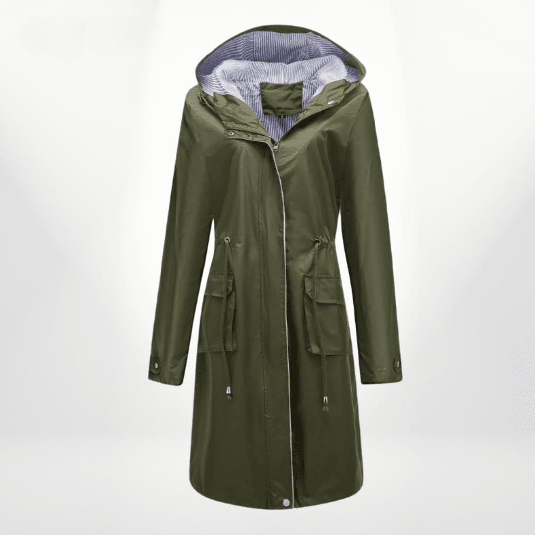 Orabelle | Waterproof Over-Knee Women's Trench Coat for Fall
