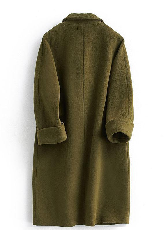 Adaira | Double-Breasted Plus-Size Women's Wool Coat for Winter