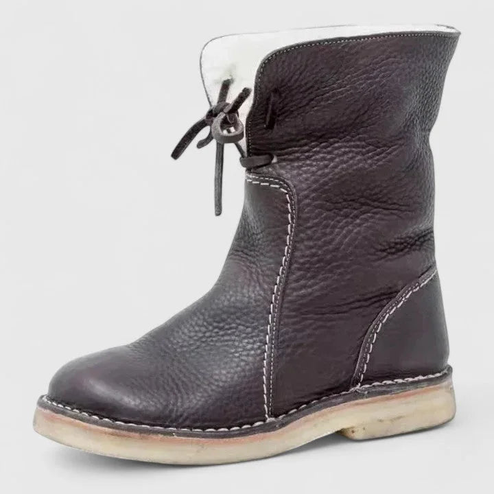 Xena | Supportive Sherpa-Lined Ankle Boots