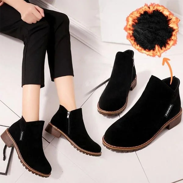 Orla | Warm Suede Ankle Boots