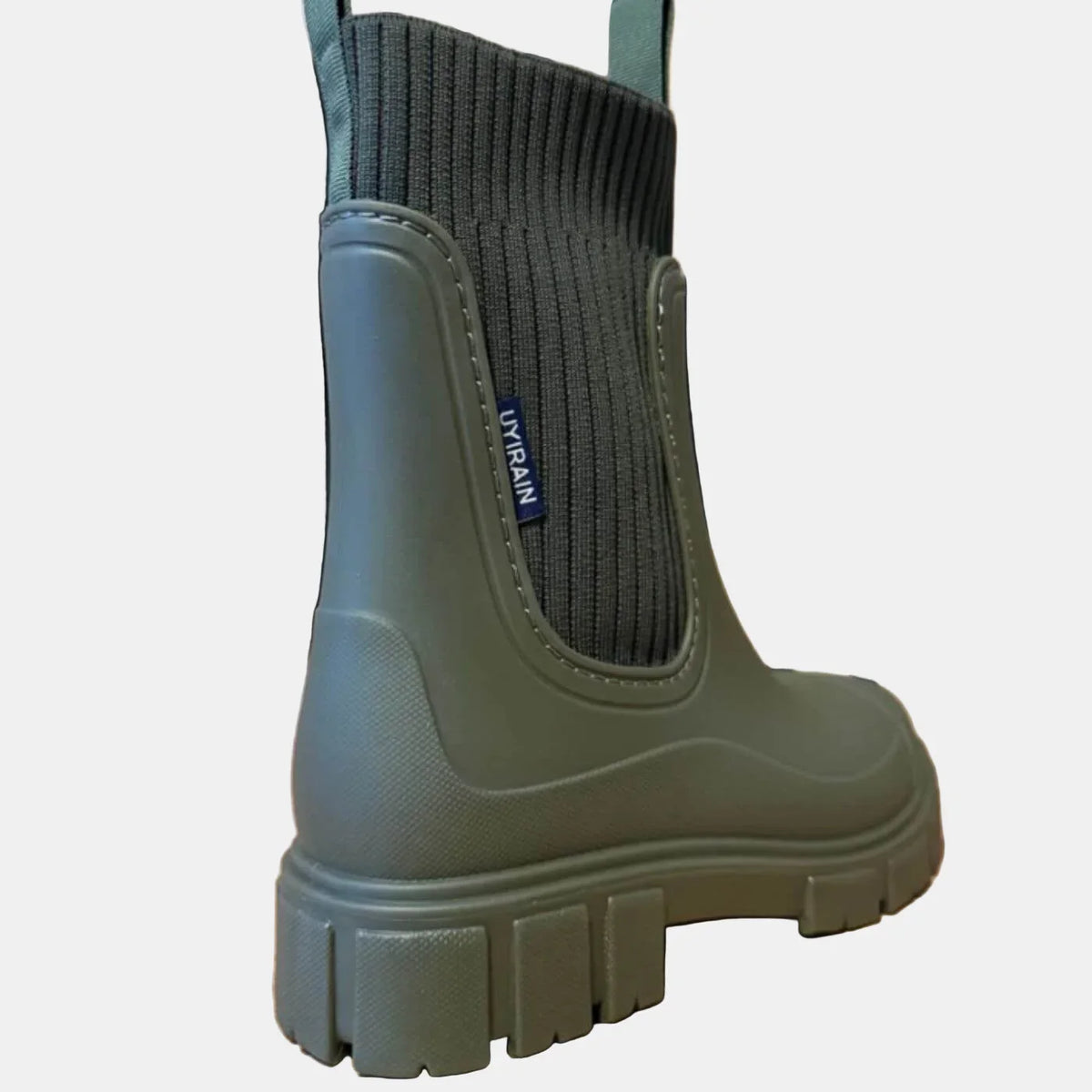 Faye | Cosy Ribbed Cuff Ankle Boots