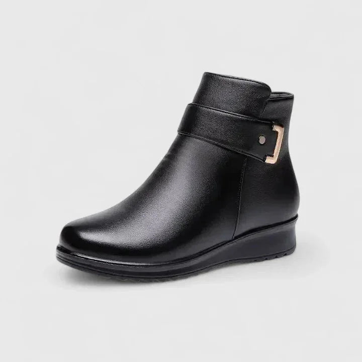 Gwen | Cushioned Fur-Lined Ankle Boots