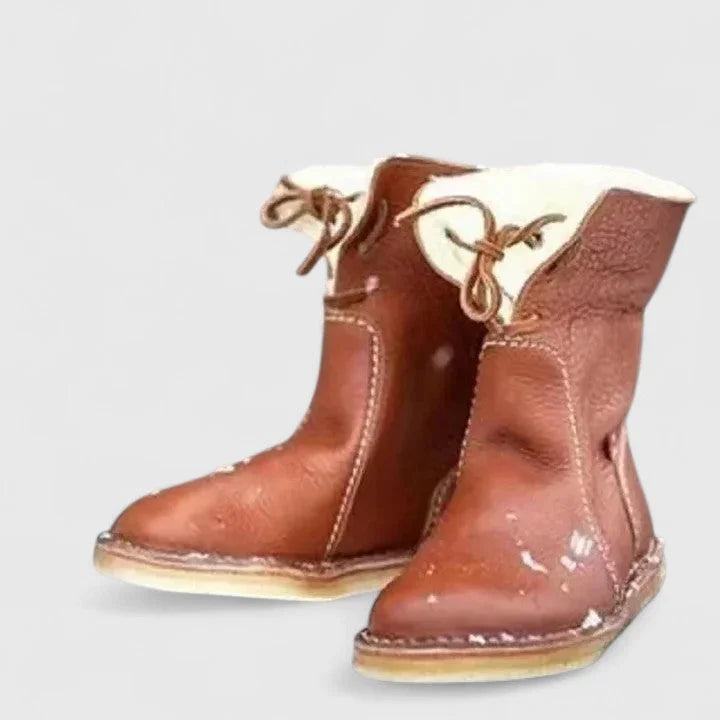 Xena | Supportive Sherpa-Lined Ankle Boots