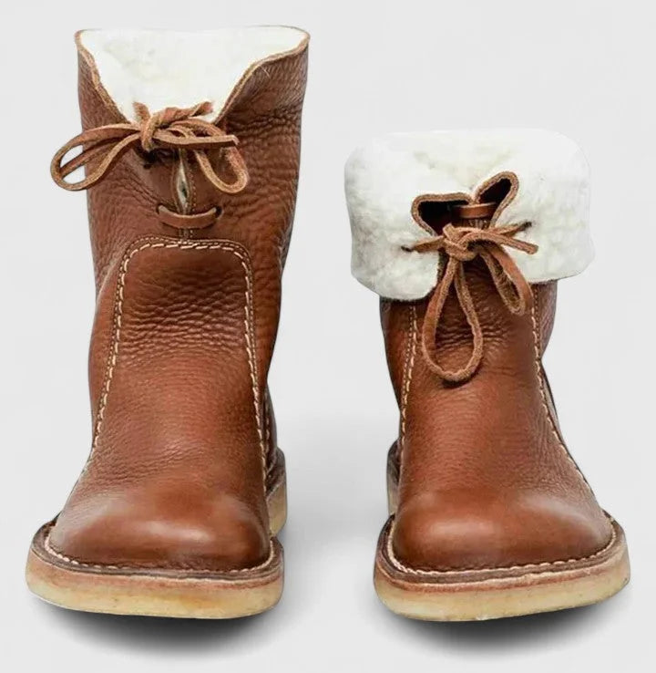 Xena | Supportive Sherpa-Lined Ankle Boots