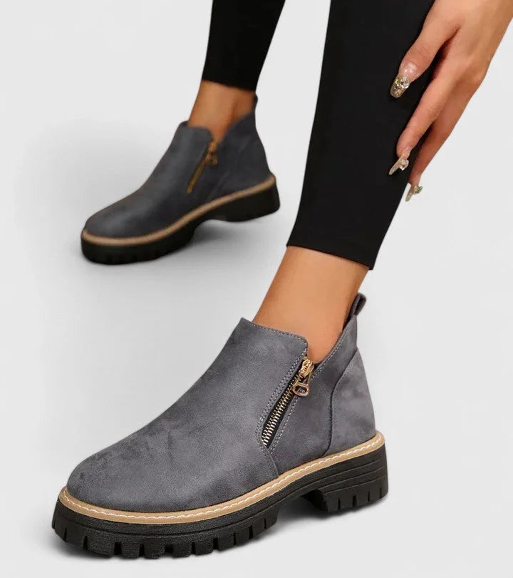 Imogen | Rugged Lug Sole Ankle Boots