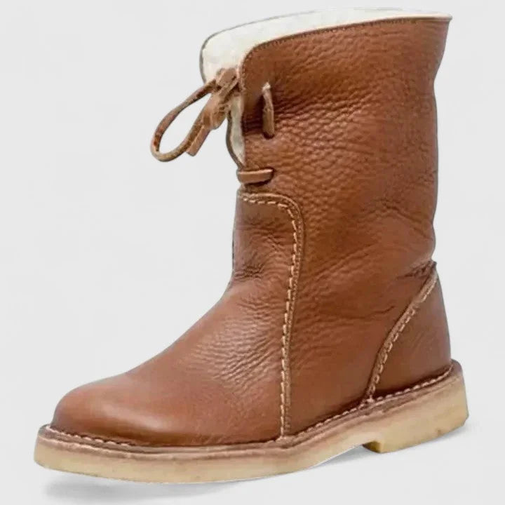 Xena | Supportive Sherpa-Lined Ankle Boots
