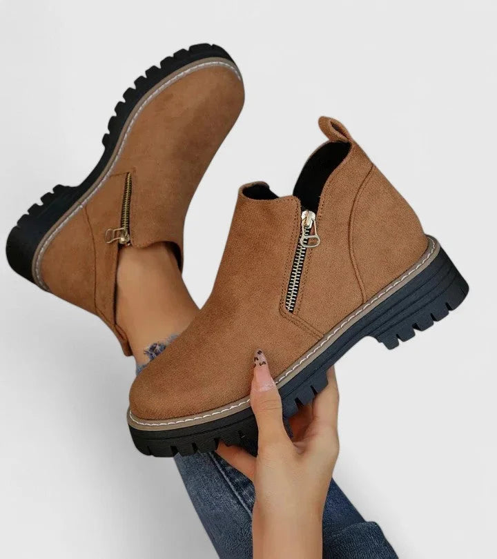 Imogen | Rugged Lug Sole Ankle Boots