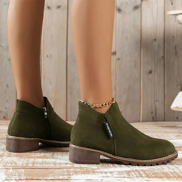 Orla | Warm Suede Ankle Boots