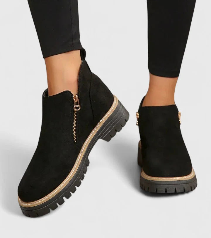Imogen | Rugged Lug Sole Ankle Boots