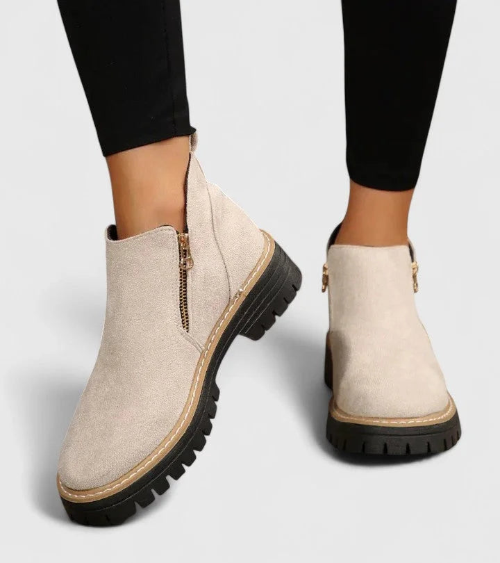 Imogen | Rugged Lug Sole Ankle Boots