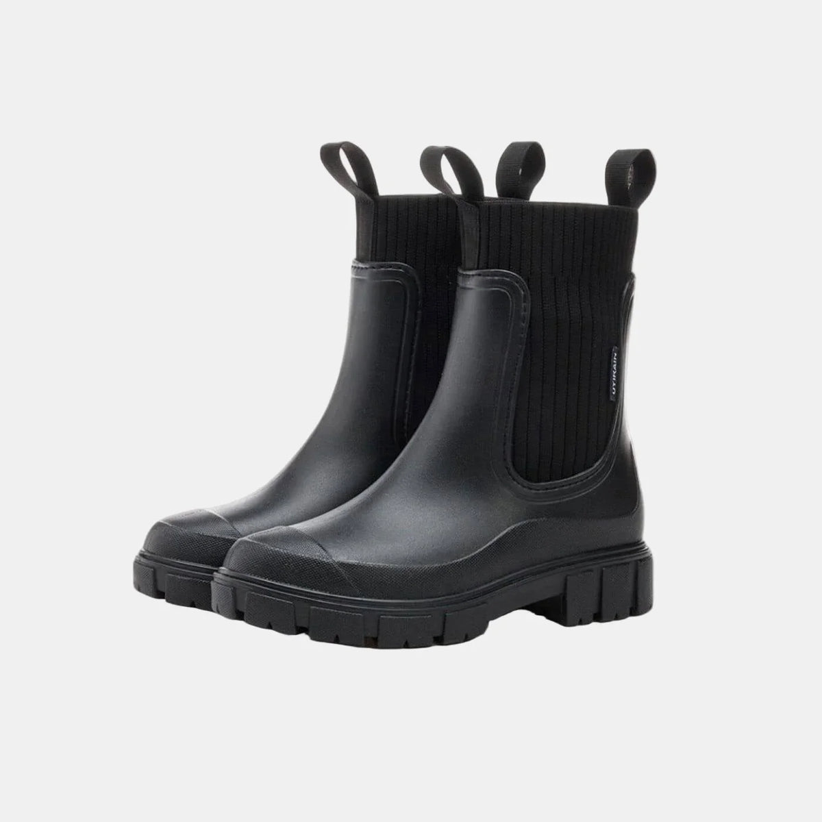 Faye | Cosy Ribbed Cuff Ankle Boots