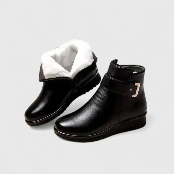 Gwen | Cushioned Fur-Lined Ankle Boots