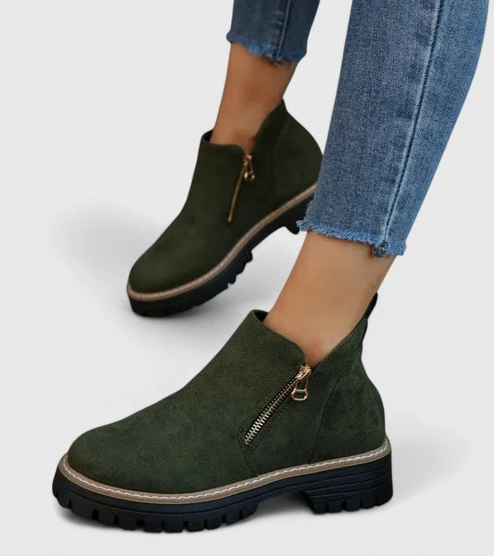 Imogen | Rugged Lug Sole Ankle Boots