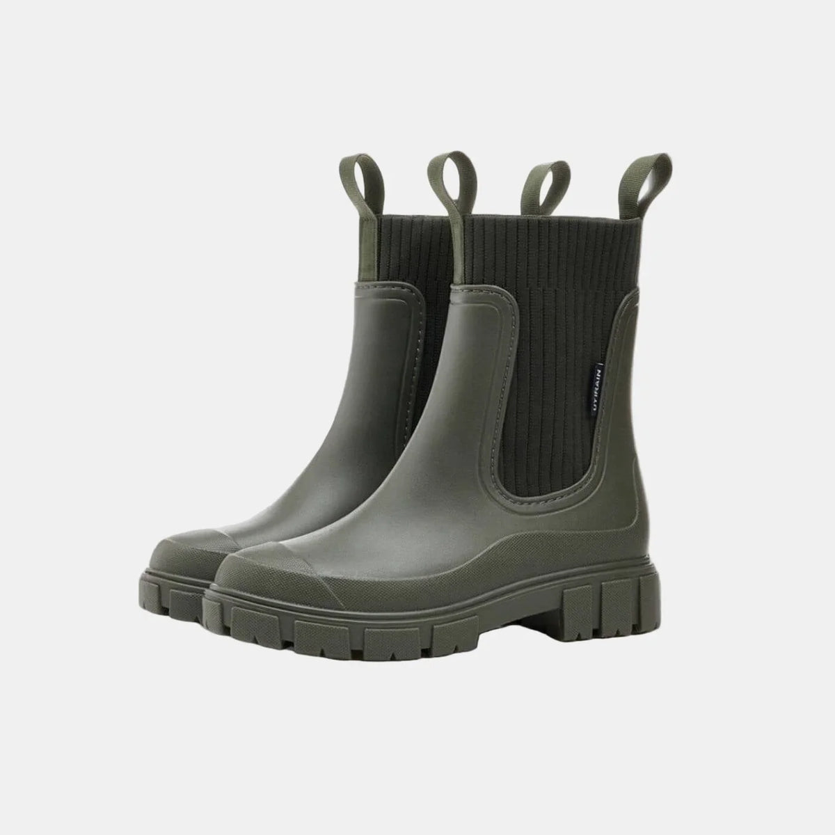 Faye | Cosy Ribbed Cuff Ankle Boots