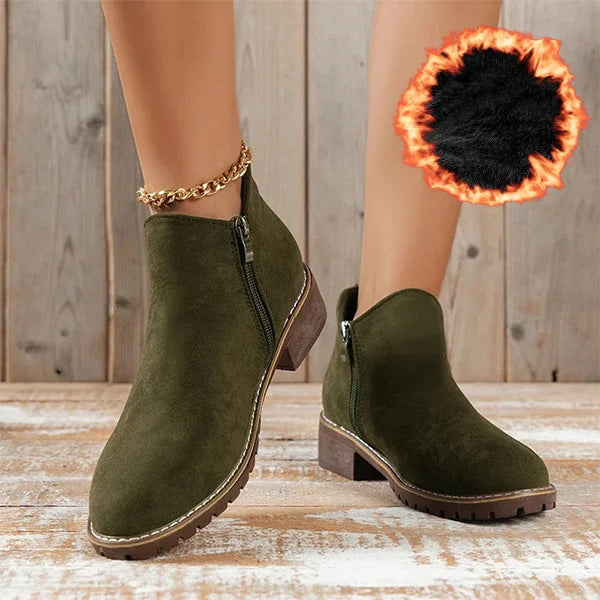 Orla | Warm Suede Ankle Boots