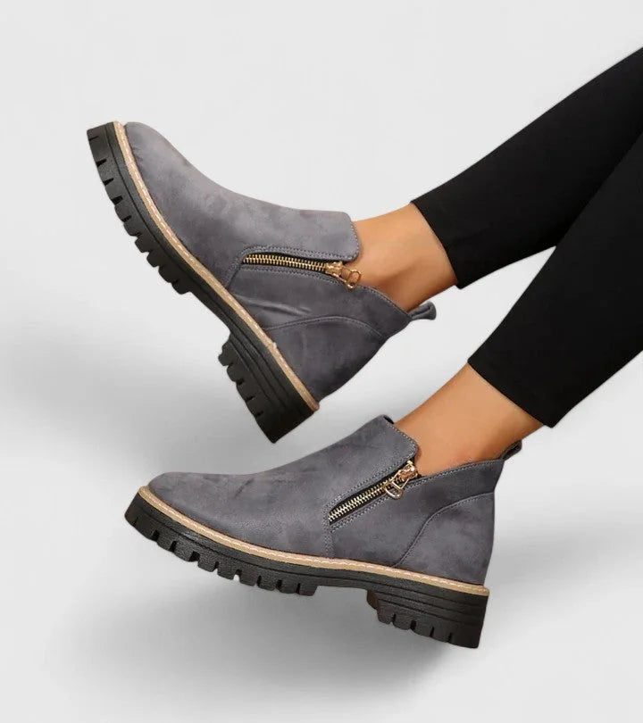 Imogen | Rugged Lug Sole Ankle Boots