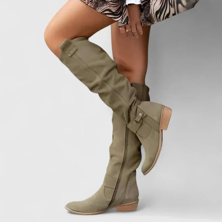 Cosima | Gel-Sole Women Knee High Boots for Winter