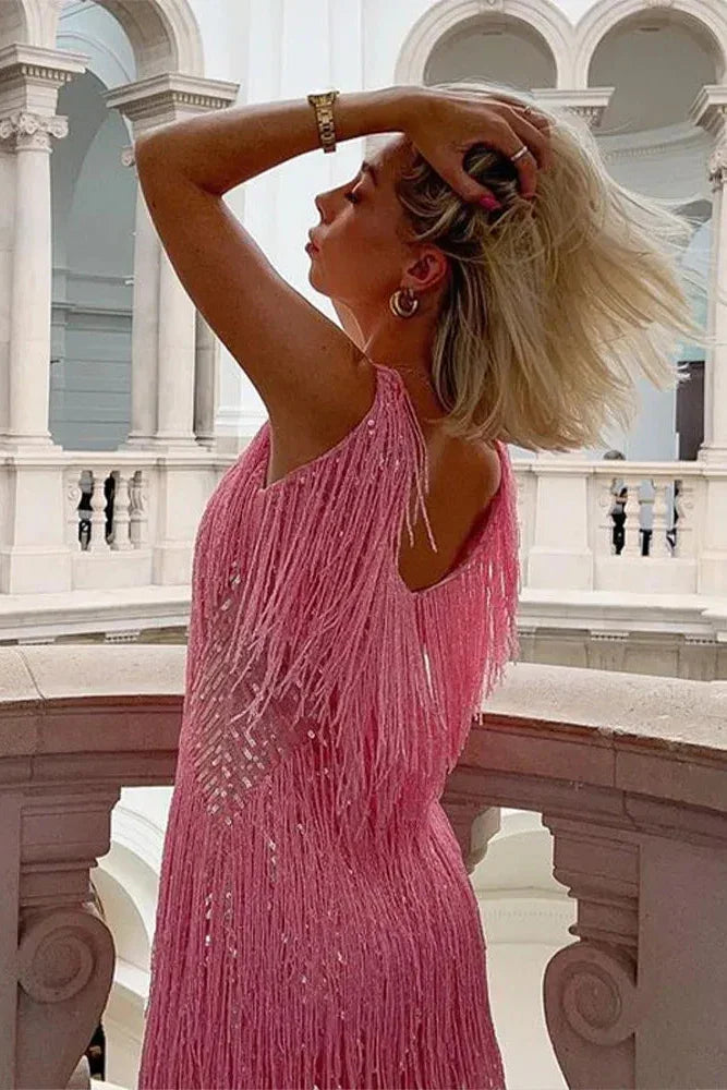 Zafira | All-Over Sequin Women's Party Dress