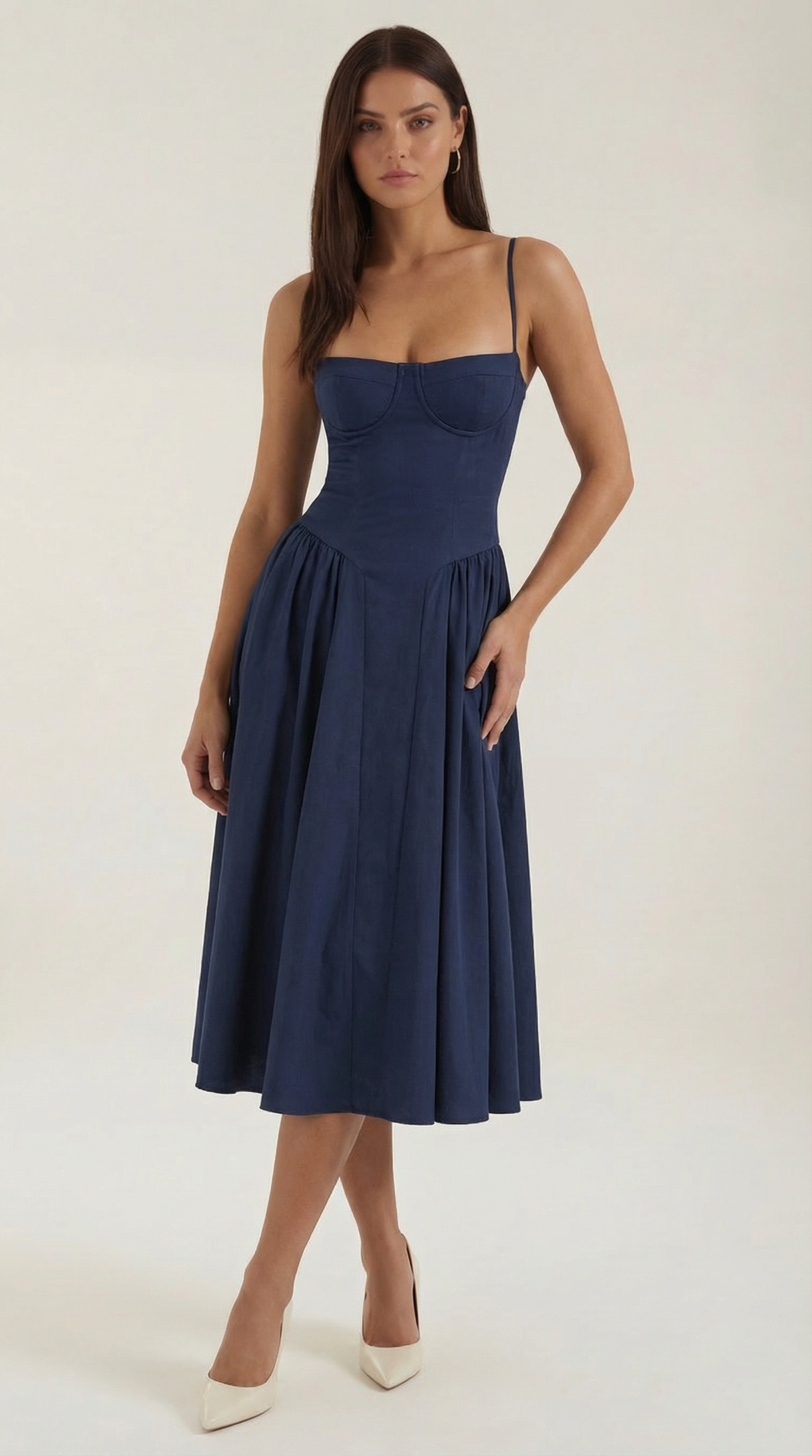 Ulva | Floral Corset Women's Party Dress