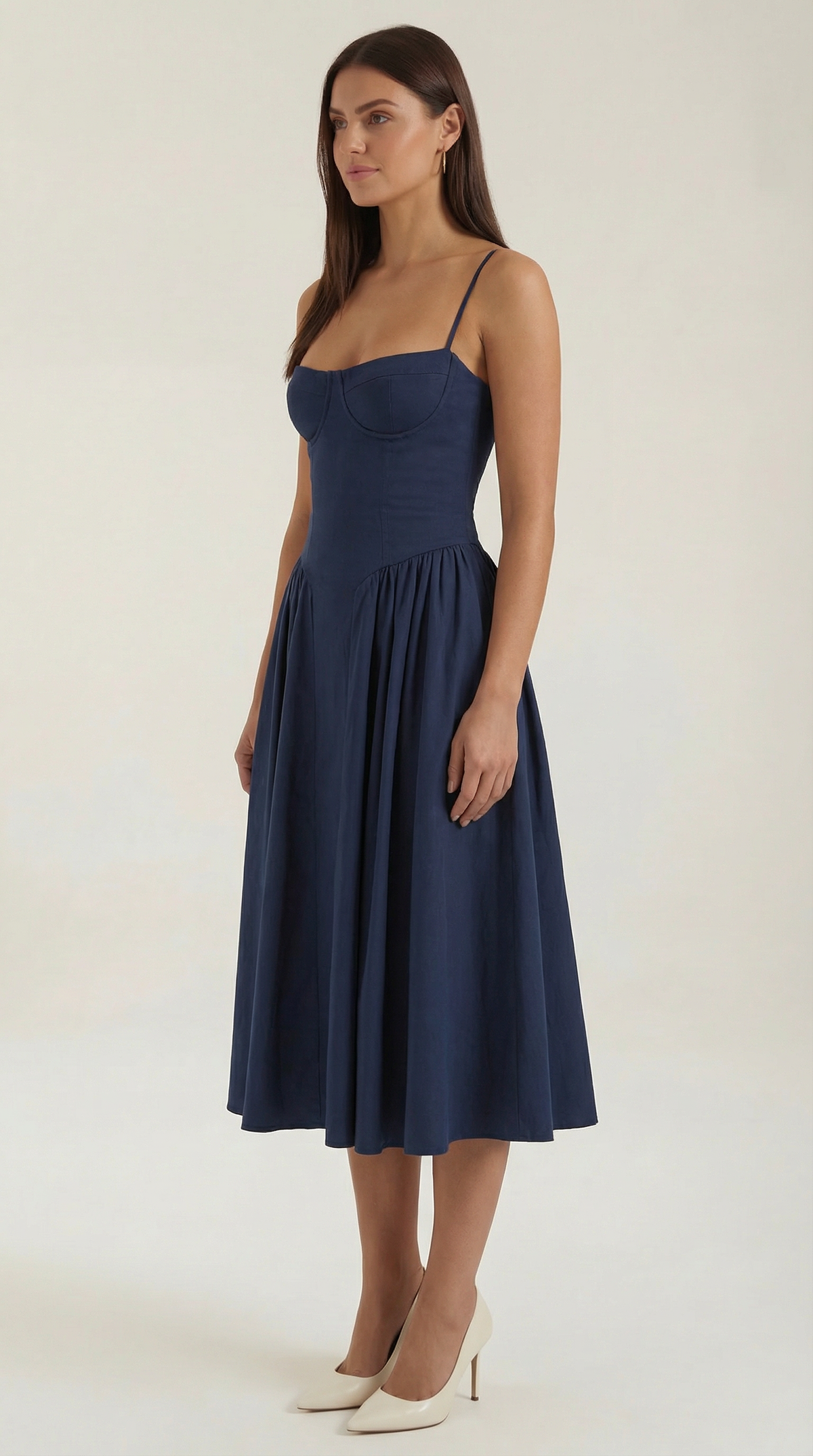 Ulva | Floral Corset Women's Party Dress
