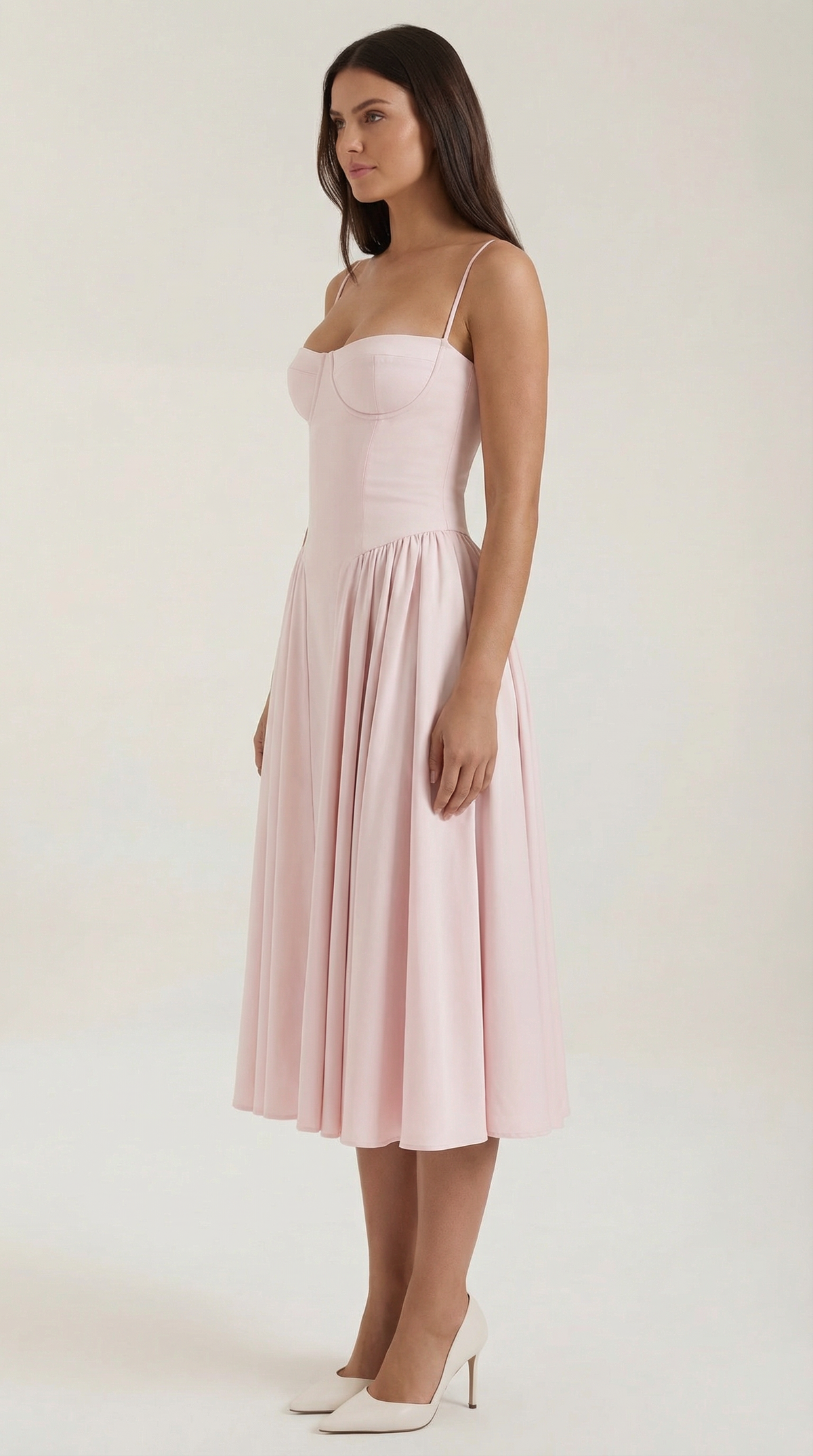 Ulva | Floral Corset Women's Party Dress