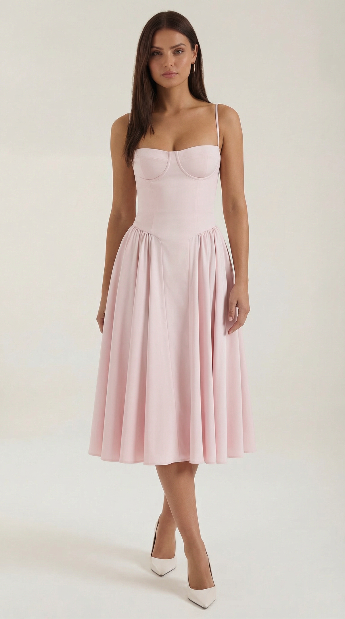Ulva | Floral Corset Women's Party Dress