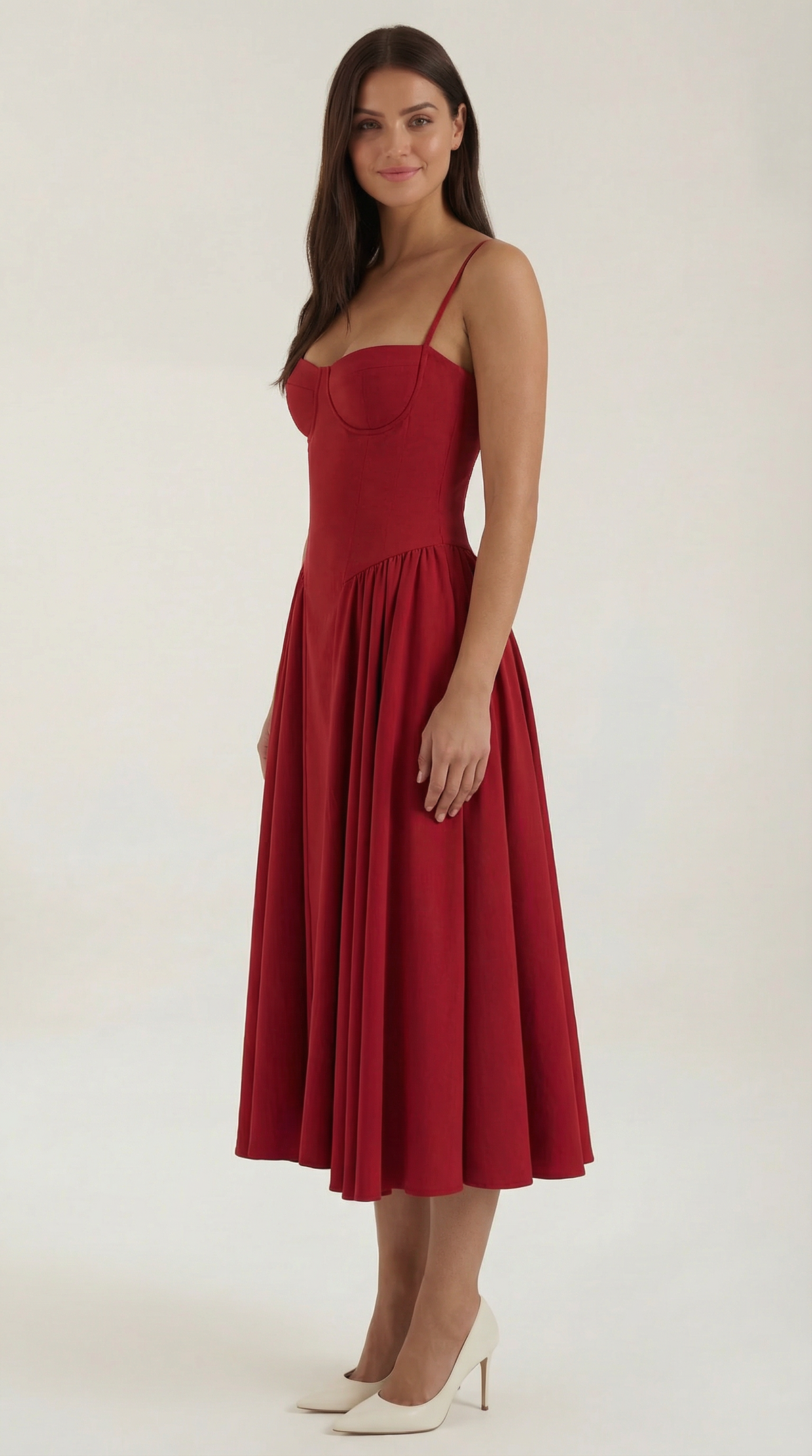 Ulva | Floral Corset Women's Party Dress