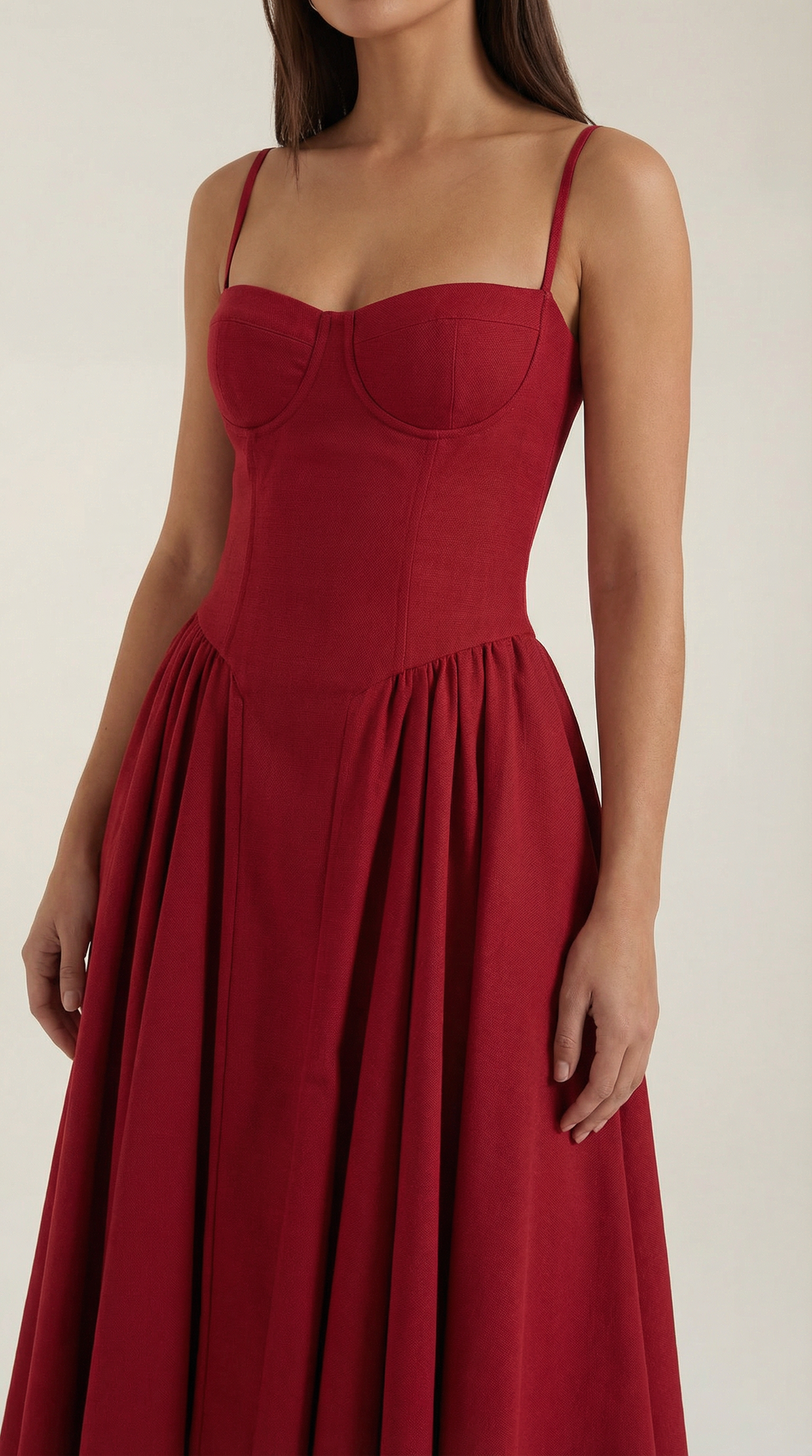 Ulva | Floral Corset Women's Party Dress