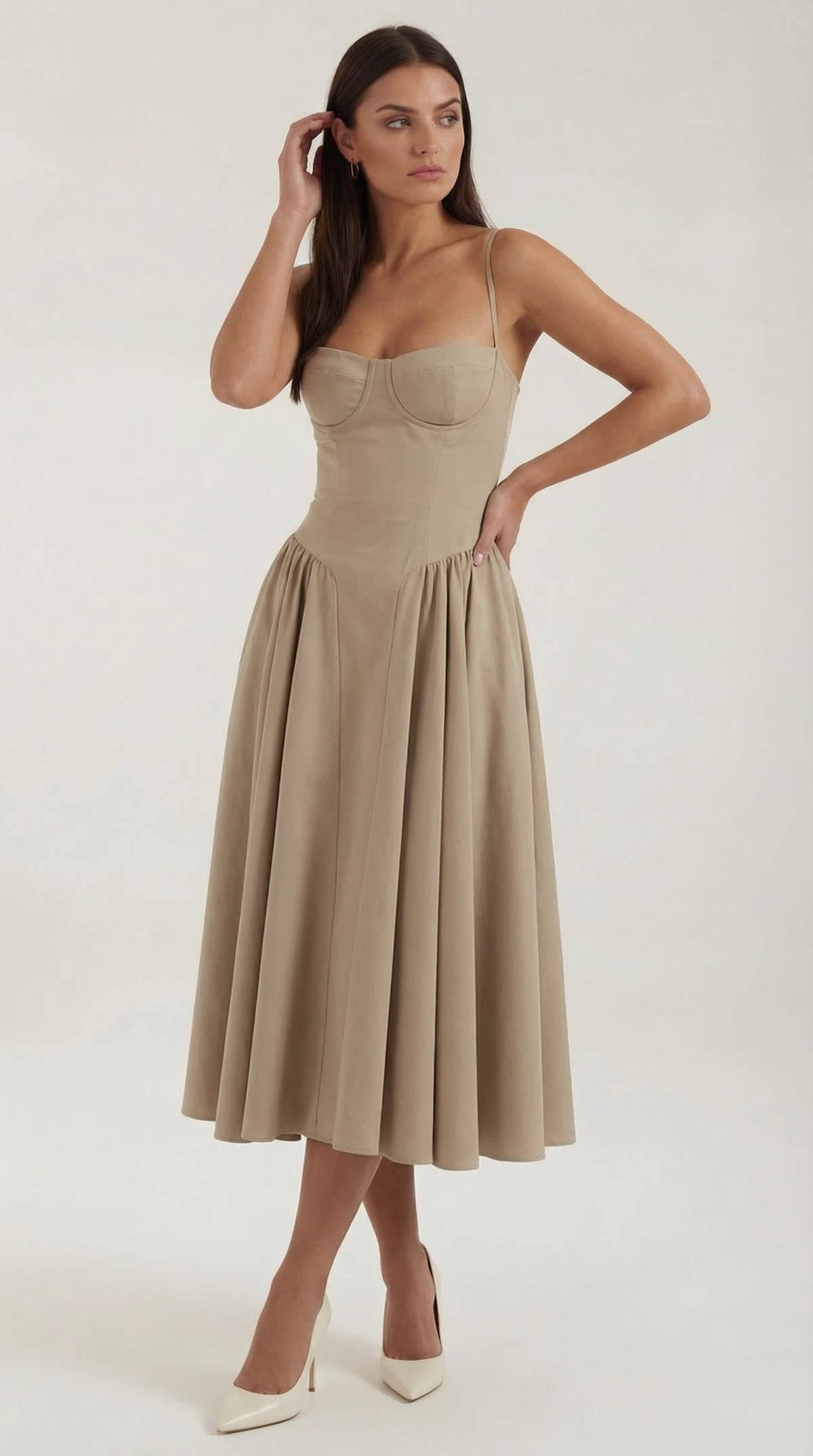 Ulva | Floral Corset Women's Party Dress