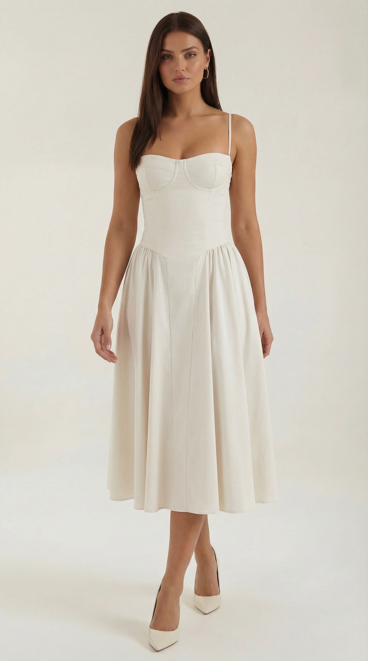 Ulva | Floral Corset Women's Party Dress
