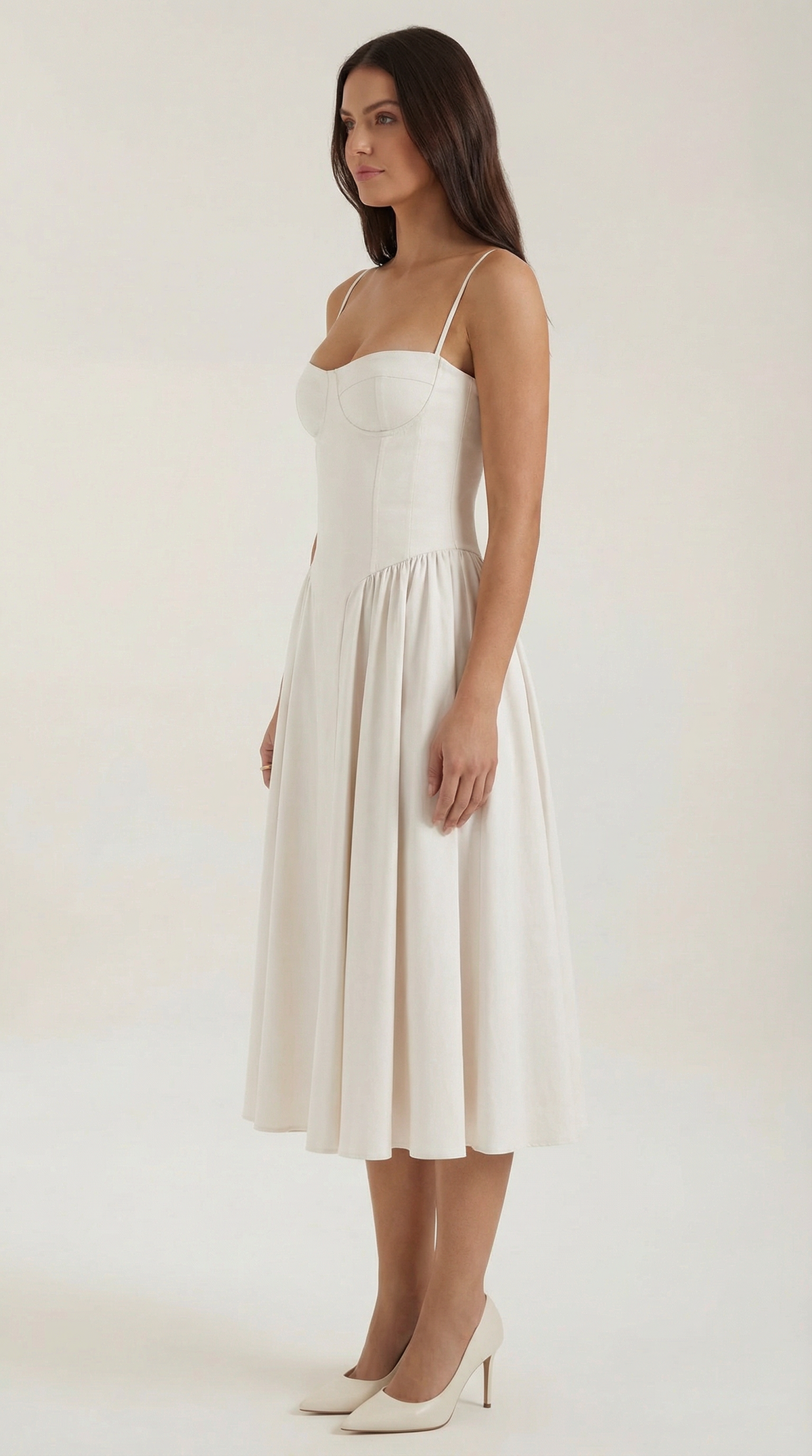 Ulva | Floral Corset Women's Party Dress