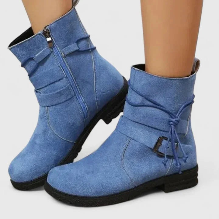 Quiana | Chic Laced Ankle Boots