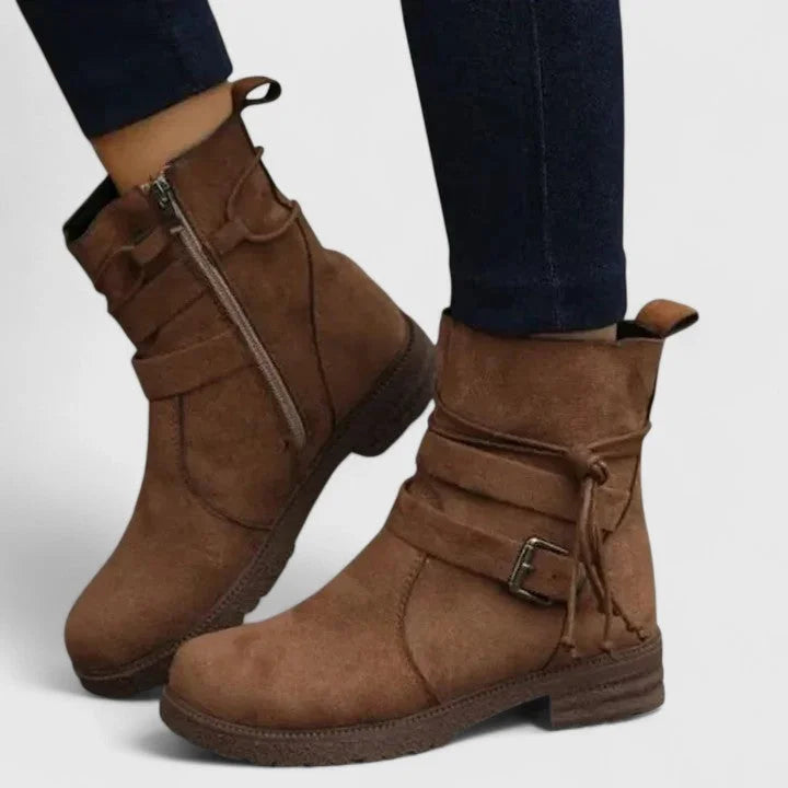 Quiana | Chic Laced Ankle Boots